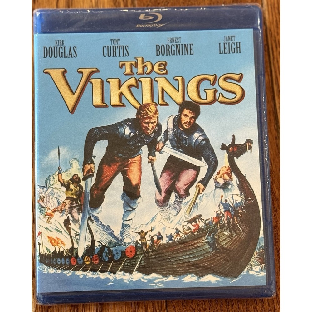 The Vikings (Blu-ray, 1958) Kurt Douglas New Sealed Adventure Classic Movie